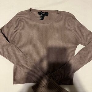 Forever 21 Ribbed Crop Top